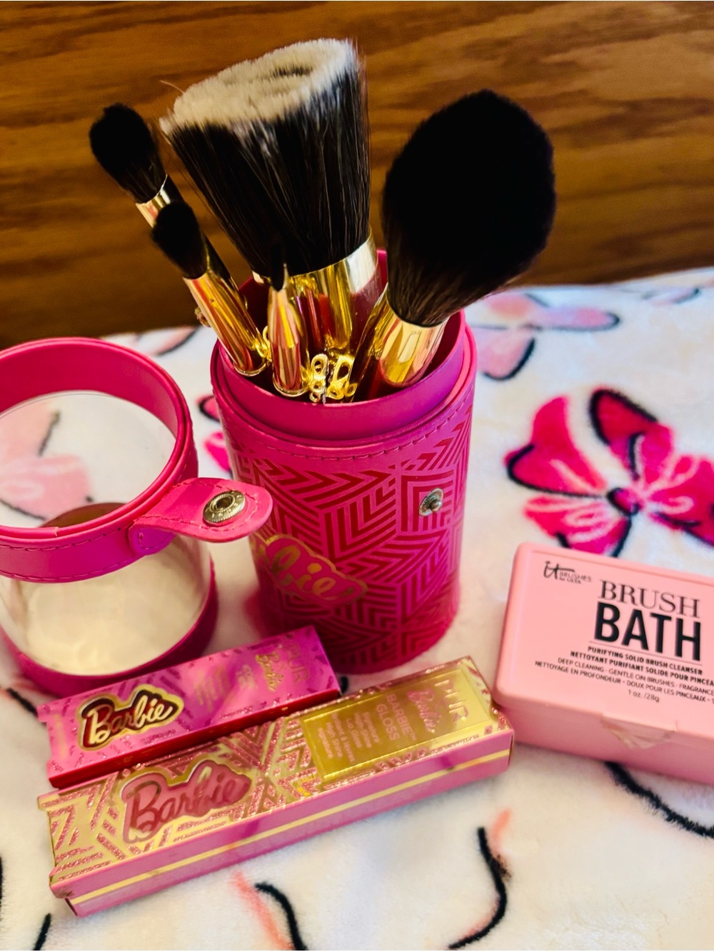 PURXBARBIE brush kit and lippies